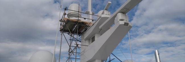 Dual Sailor 900 VSAT Installation underway at Melita Marine