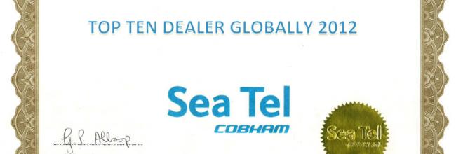 Sea Tel 2012 Dealer Award